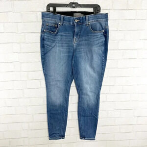 Torrid High Rise Medium Wash Bombshell Skinny Jeans Women's Plus Size 16 Short